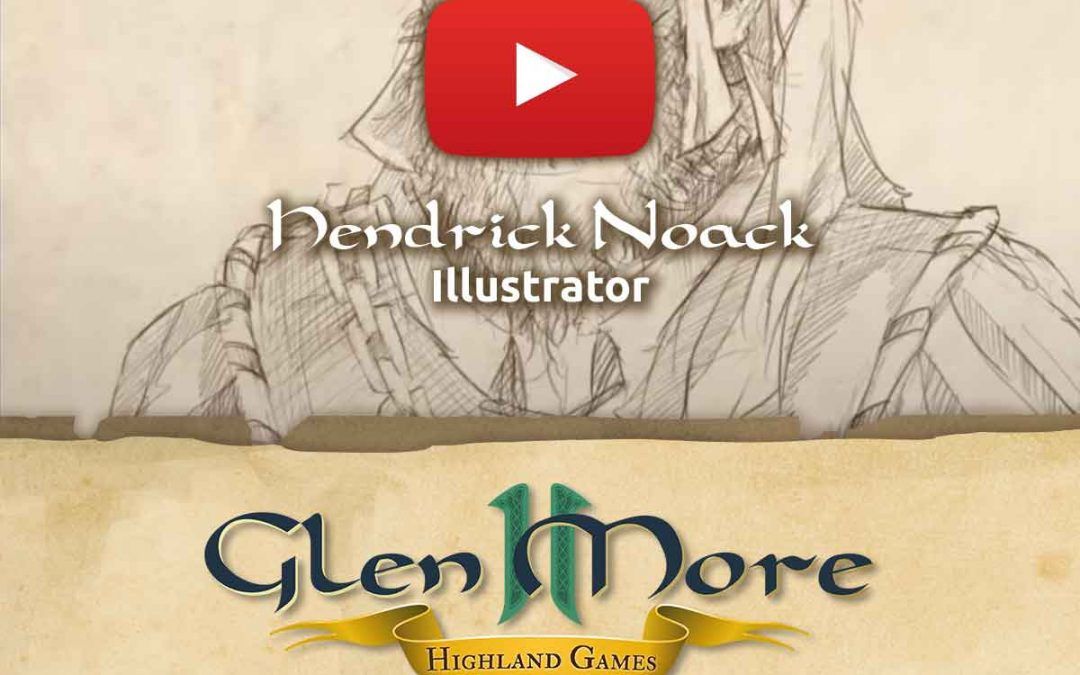 Die Illustrationen von Glen More II: Highland Games