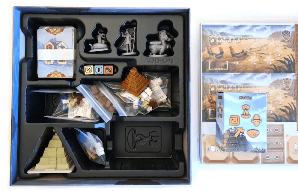 Partially filled deluxe box including the CRAWALL add-on