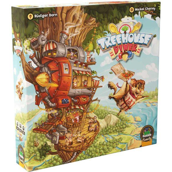 Treehouse Diner Board game Box