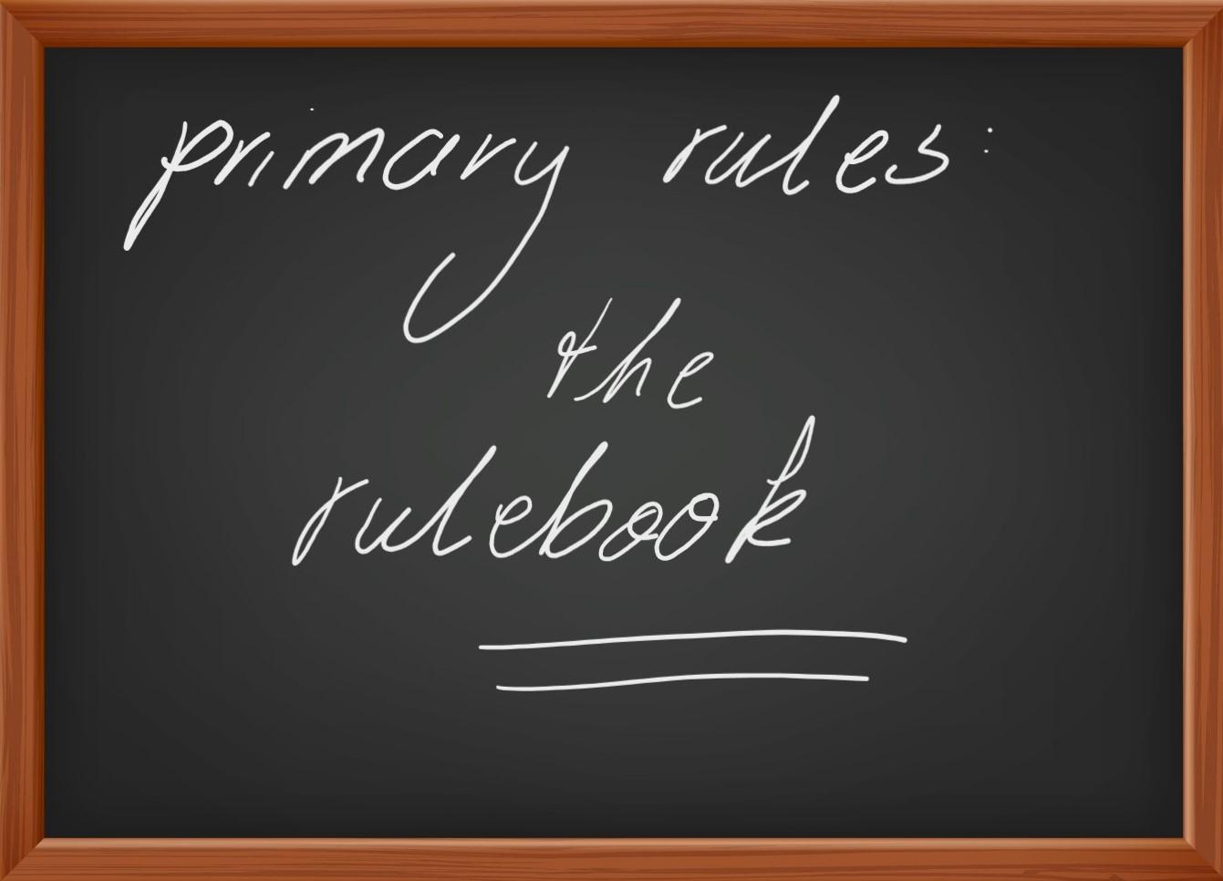 primary rules